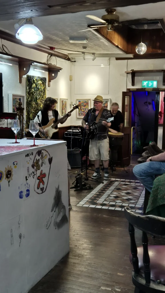 Musicians playing
