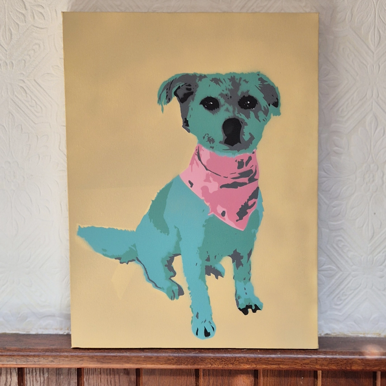 Painting of a dog
