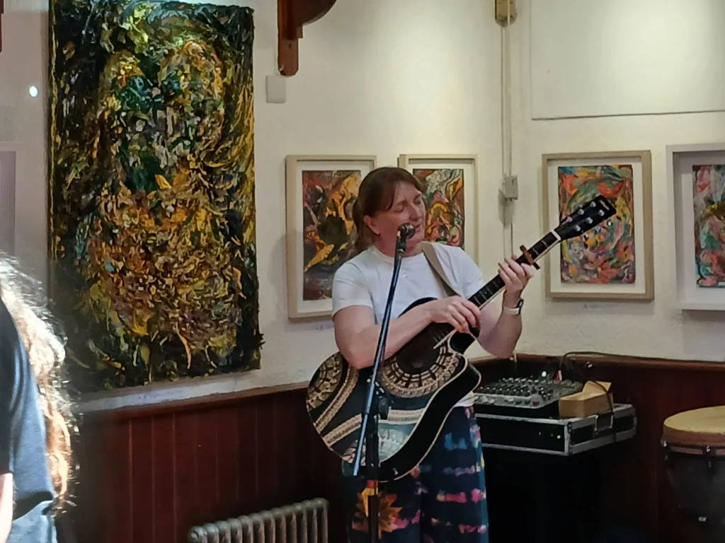 A female musician