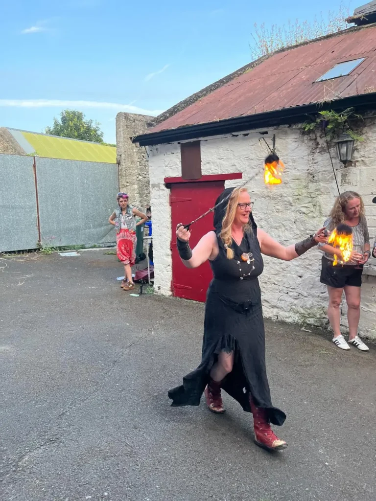 A fireshow